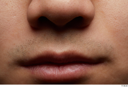 Face Mouth Nose Skin Man Asian Slim Studio photo references